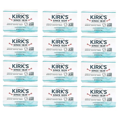 Miniatura 8 de Jabón de coco Kirks Natural original de Castile, 3unidades, 4