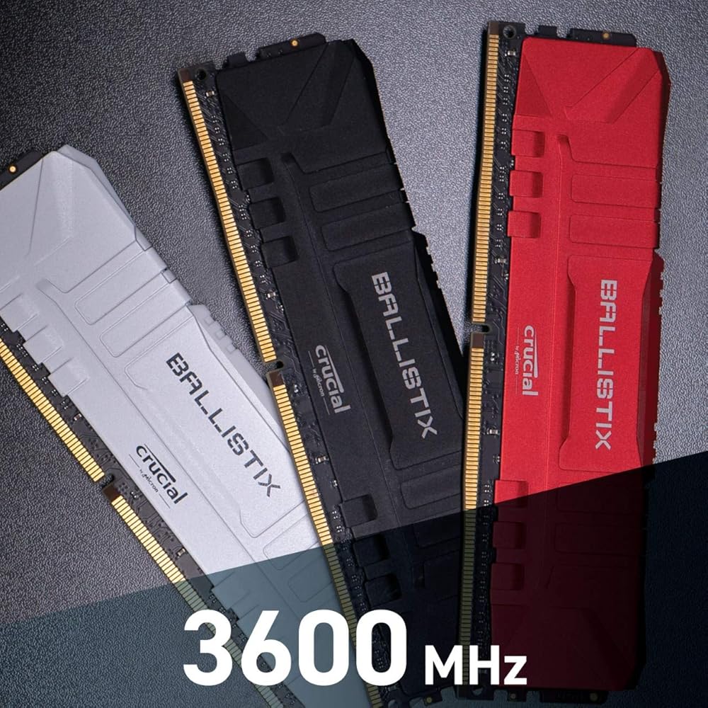 Crucial Ballistix, 32GB (2 x 16GB) DDR4-3600MHz DRAM CL16 Desktop Gaming Memory thumbnail 5