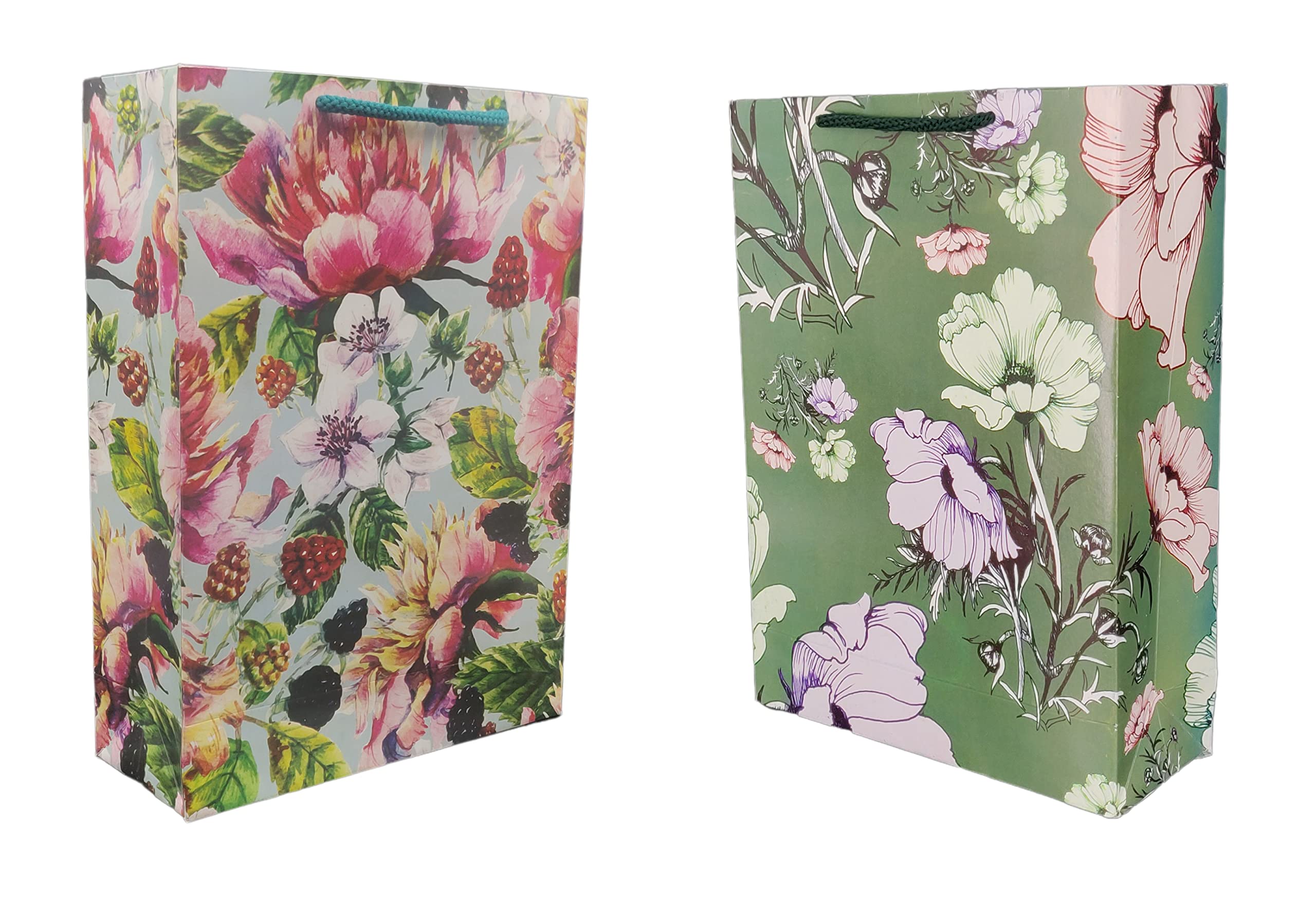 See full amazon price history chart for TASCHE Cherry Flower and Popudi Flower Design Printed Assorted Design Paper Carry Bags | Gift Bags for Return gifts, Birthday and presents (27.94 * 20.32 * 7.62 CM) (Pack of 40) TASCHE Cherry Flower and Popudi Flower Design Printed Assorted Design Paper Carry Bags | Gift Bags for Return gifts, Birthday and presents (27.94 * 20.32 * 7.62 CM) (Pack of 40) (B0C1T1ZN67) Amazon Price History, Amazon Price Tracker