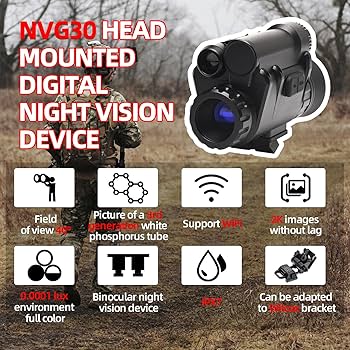 【2.5世代相当】デジタルナイトビジョン　NVG30 Amazon.co.jp: BINOCK NVG30 WiFi タクティカル ヘルメット