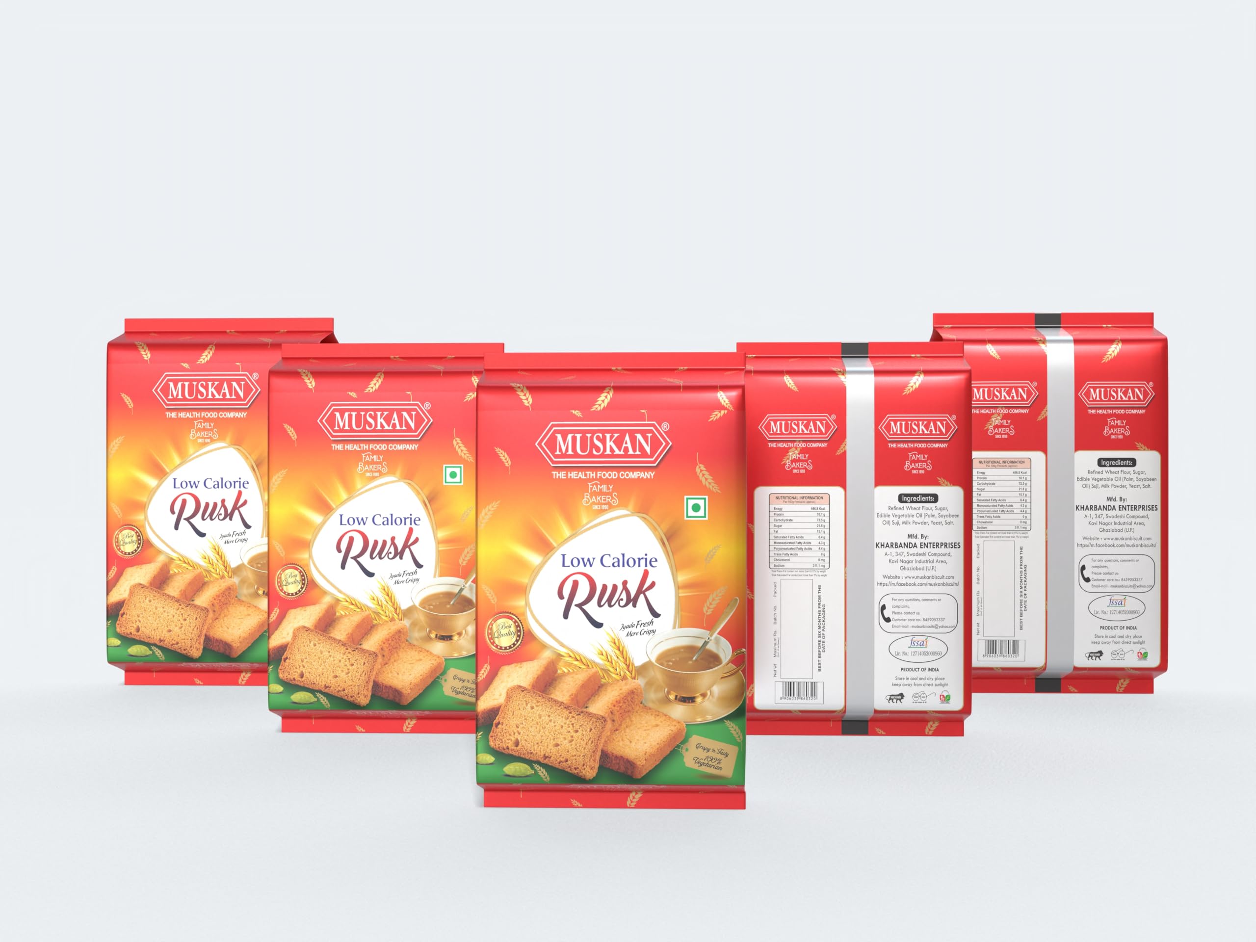MUSKAN Low Calario Rusk Handmade Tasty Crunchy Delicious Taste 100% Vegetarian Rusk for Tea Time Snacks (Pack Of 16) 350g each (B0CWZ32J5Z) Amazon Price History, Amazon Price Tracker