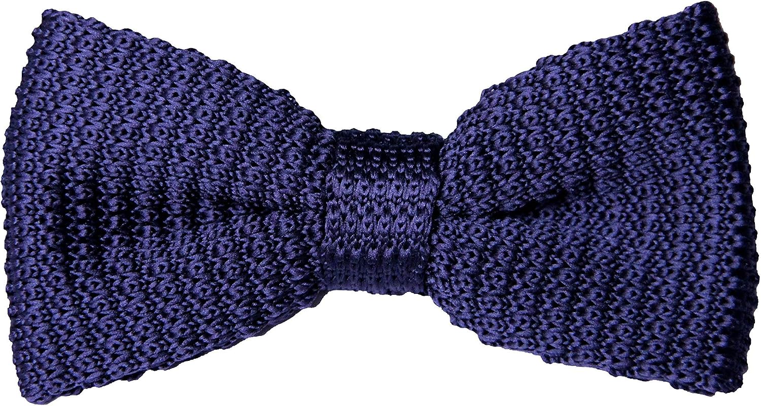 Knit Bow Tie for Men | Knitted Bowties for Him | Wedding Groomsman Bow Ties