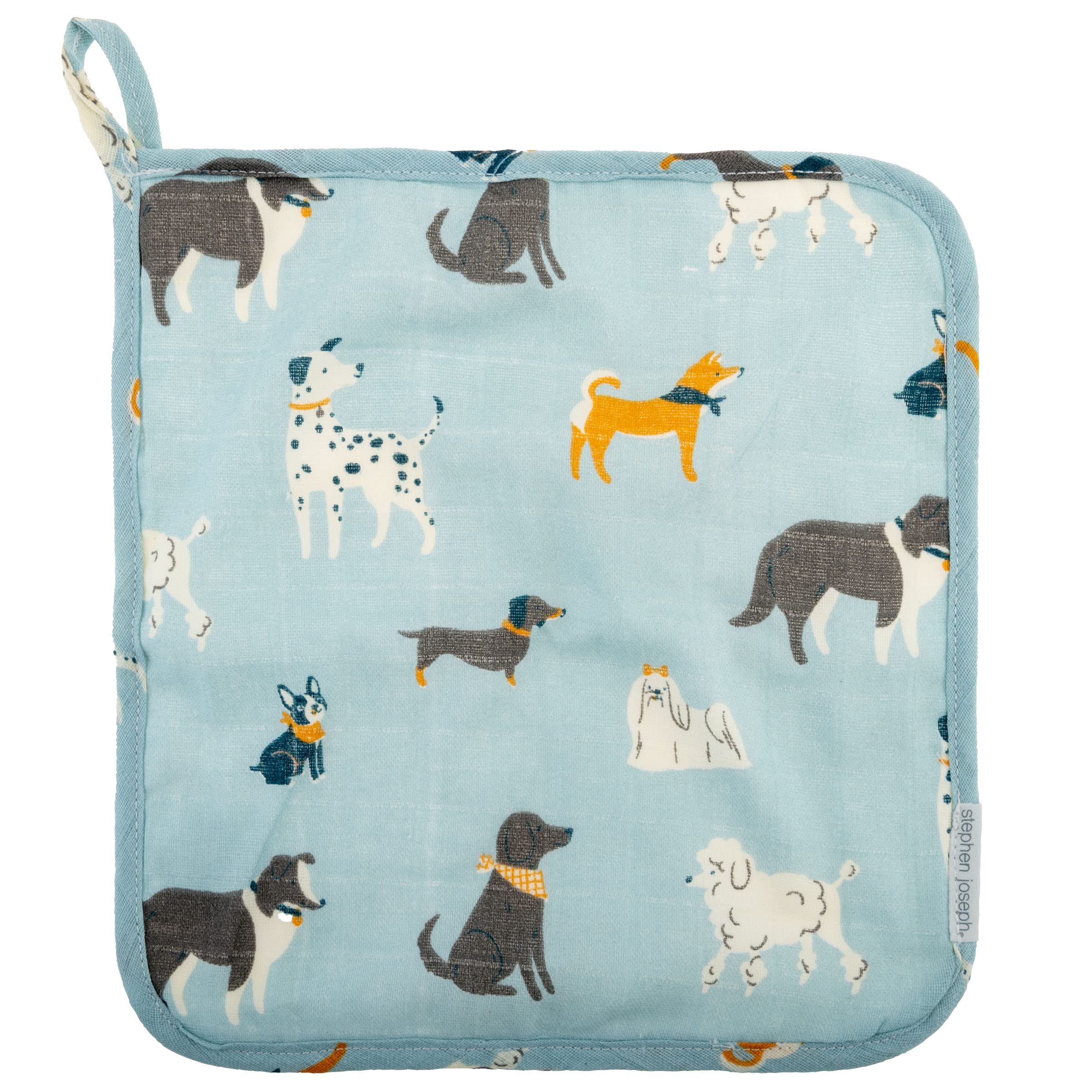 Stephen Joseph Toalla con capucha de muselina para bebé con paño, perro