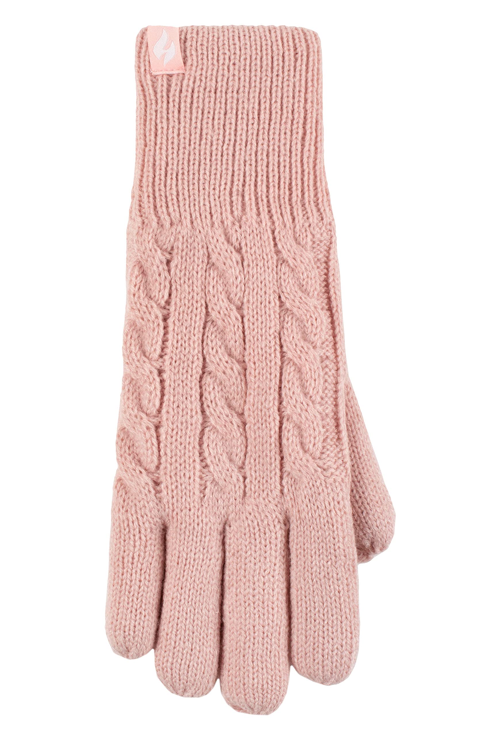 Ladies Willow Thermal Gloves - Dusky Pink