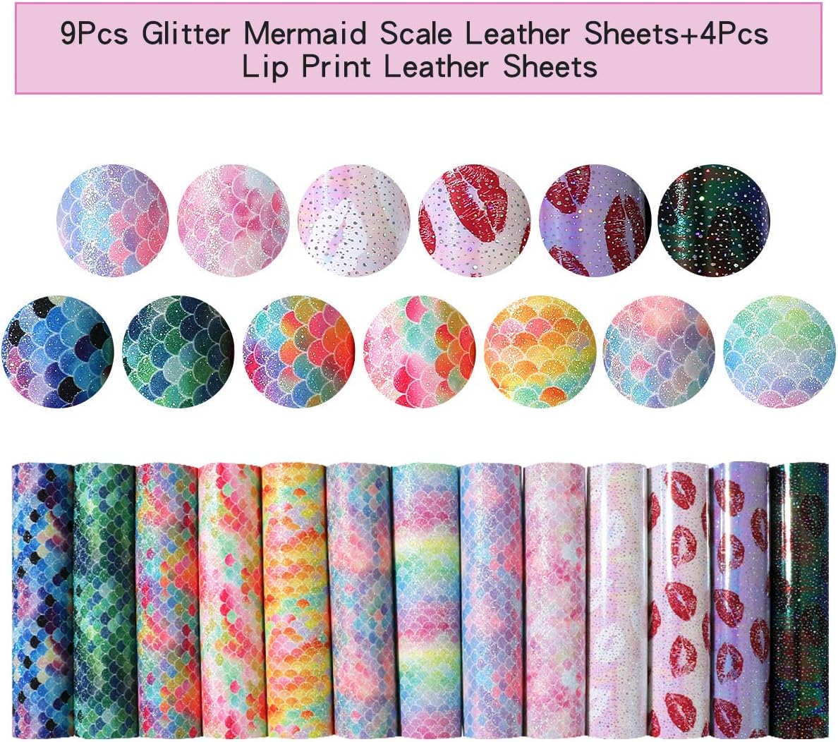 LITCHI Leather Bow Making Kit, Faux Leather Bow Kit, Faux Leather Bow Making Kit