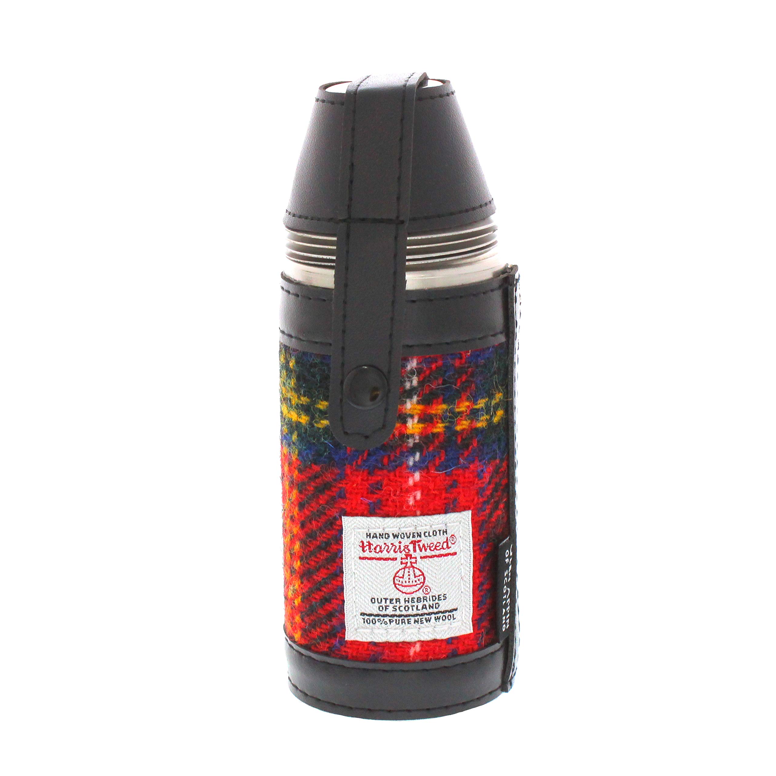 Glen Appin of Scotland Harris Tweed Hunting Flask HF3500 (Colour 24 Royal Stewart)