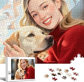 Comprar Bemaystar Puzzle Personalizado con Foto - 35 a 1000 Piezas de Madera con 4 Estilos Artísticos | Regalos Personalizados Únicos