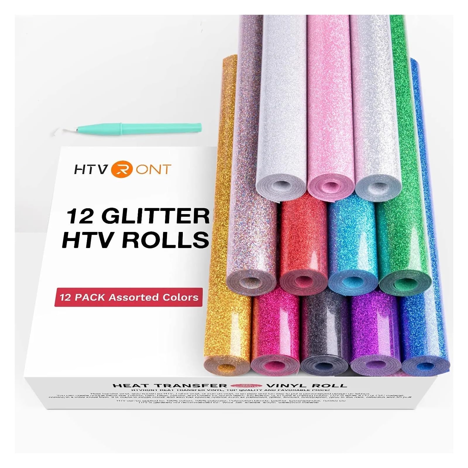 Vinyle Thermocollant Rouleau de vinyle de transfert thermique Glitter HTV