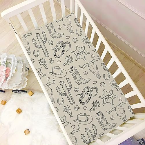 Miniatura 10 de Pfrewn Sábanas de cuna de Navidad para niños y niñas, árbol de Navidad pastel, bosque rosa, sábana bajera para cuna para colchón de cuna, elástica,