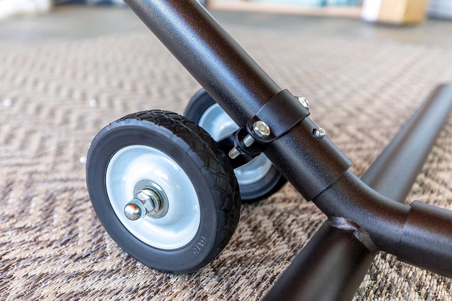 Hatteras Hammocks Black Wheel Kit for Hammock Stands, Heavy Duty Construction, Weather-Resistant, Portable, for Outdoor Use