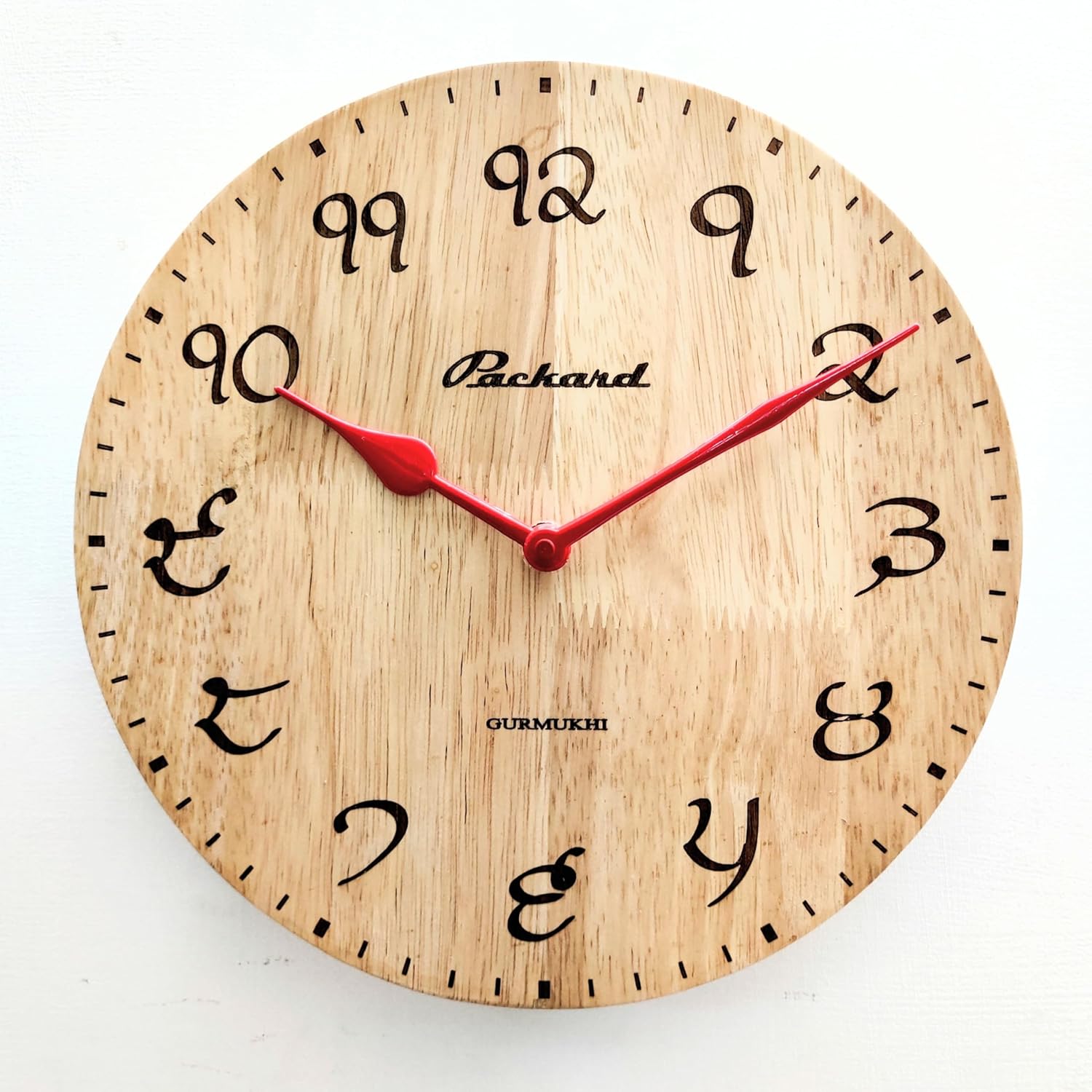 Packard LC 301 – Indian Language Clock – 24cm (Gurmukhi, 24cm)