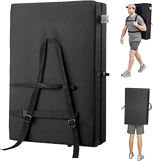 VEVOR Bouldering Crash Pad, Fold Rock Climbing Crash Pad with Adjustable...