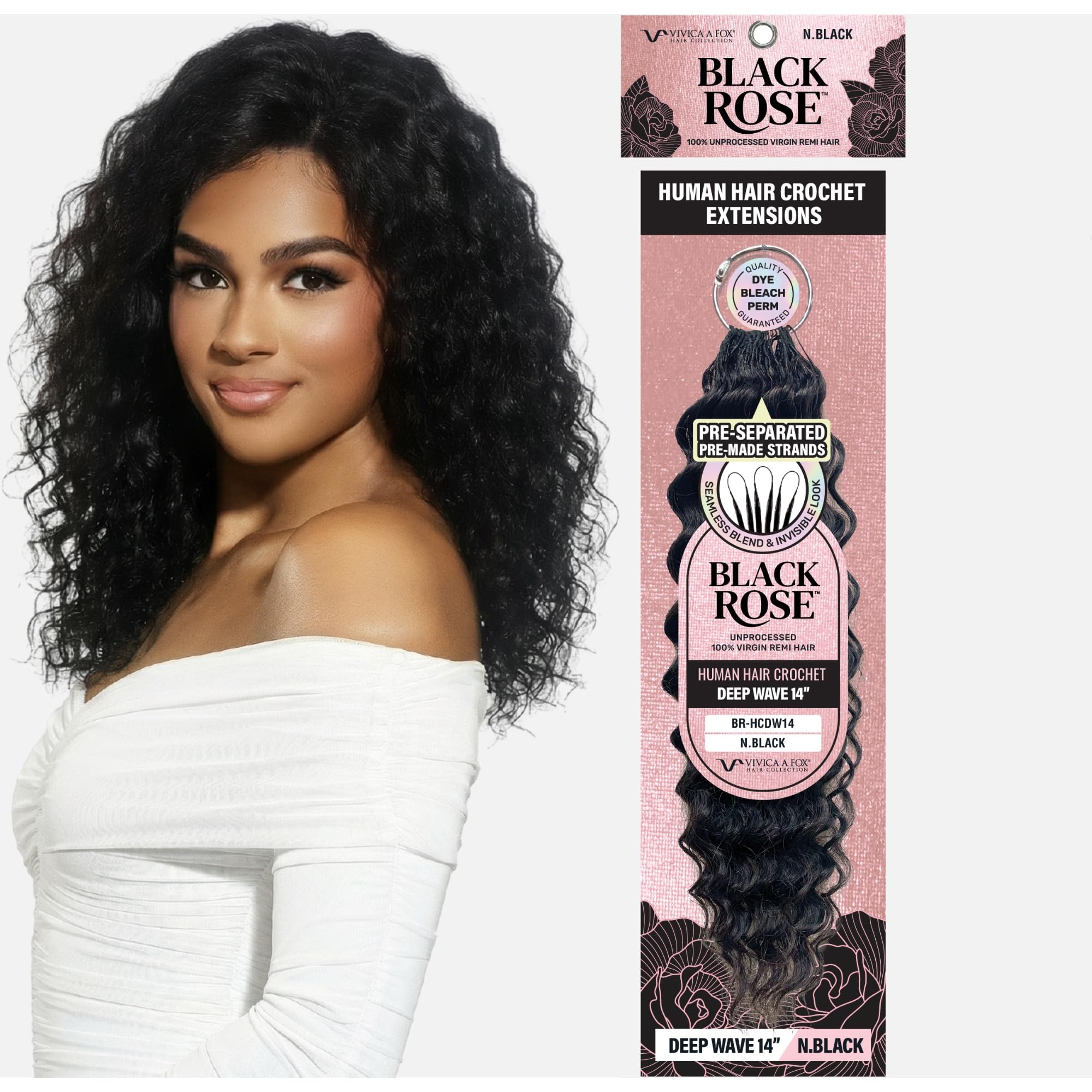 Amazon.com : Deep Wave Human Hair Feather Crochet Miracle Knots