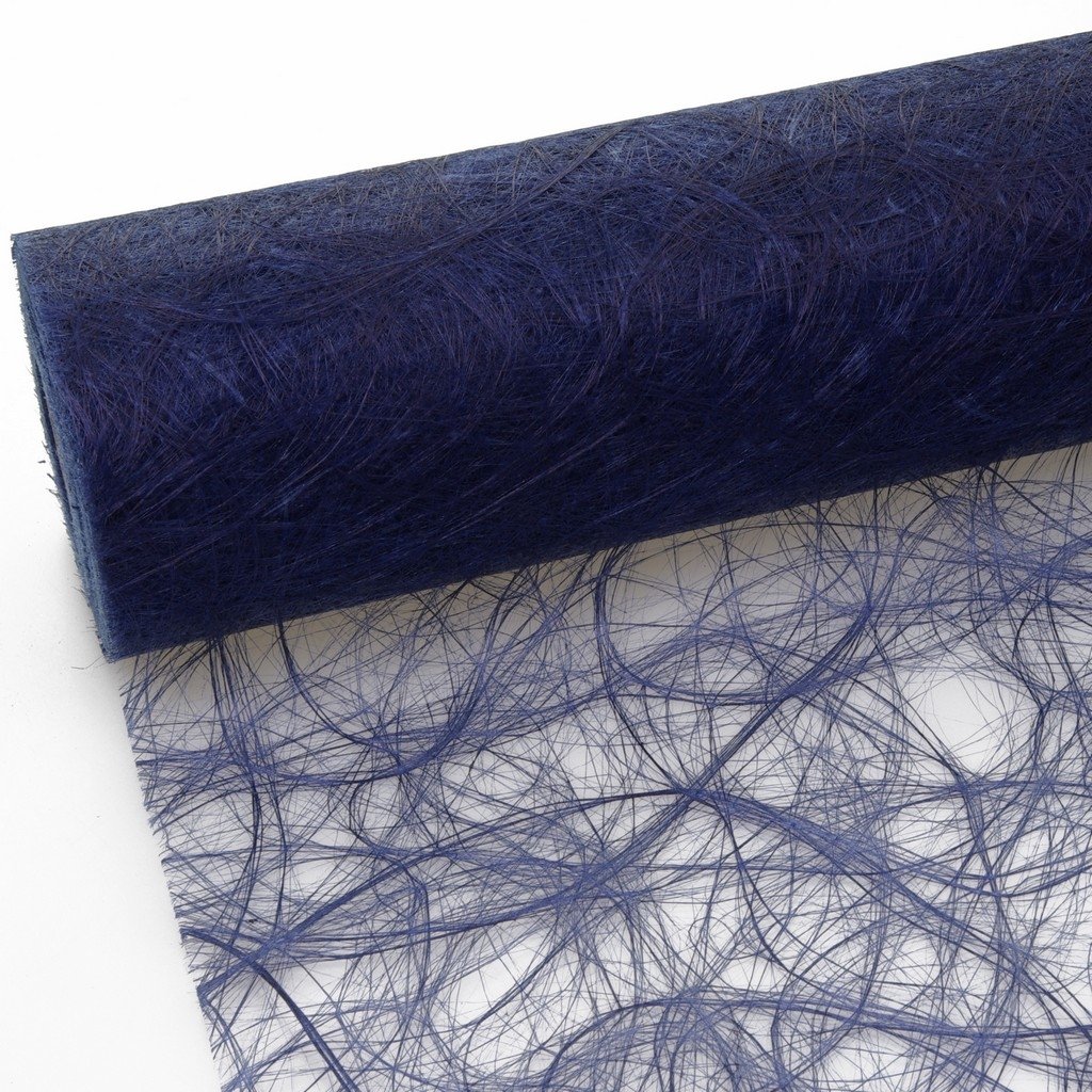 Sizoweb Tischband - 25 Meter Rolle + 300 Mini-Dekodiamanten Gratis (30cm Breite, Dunkelblau)