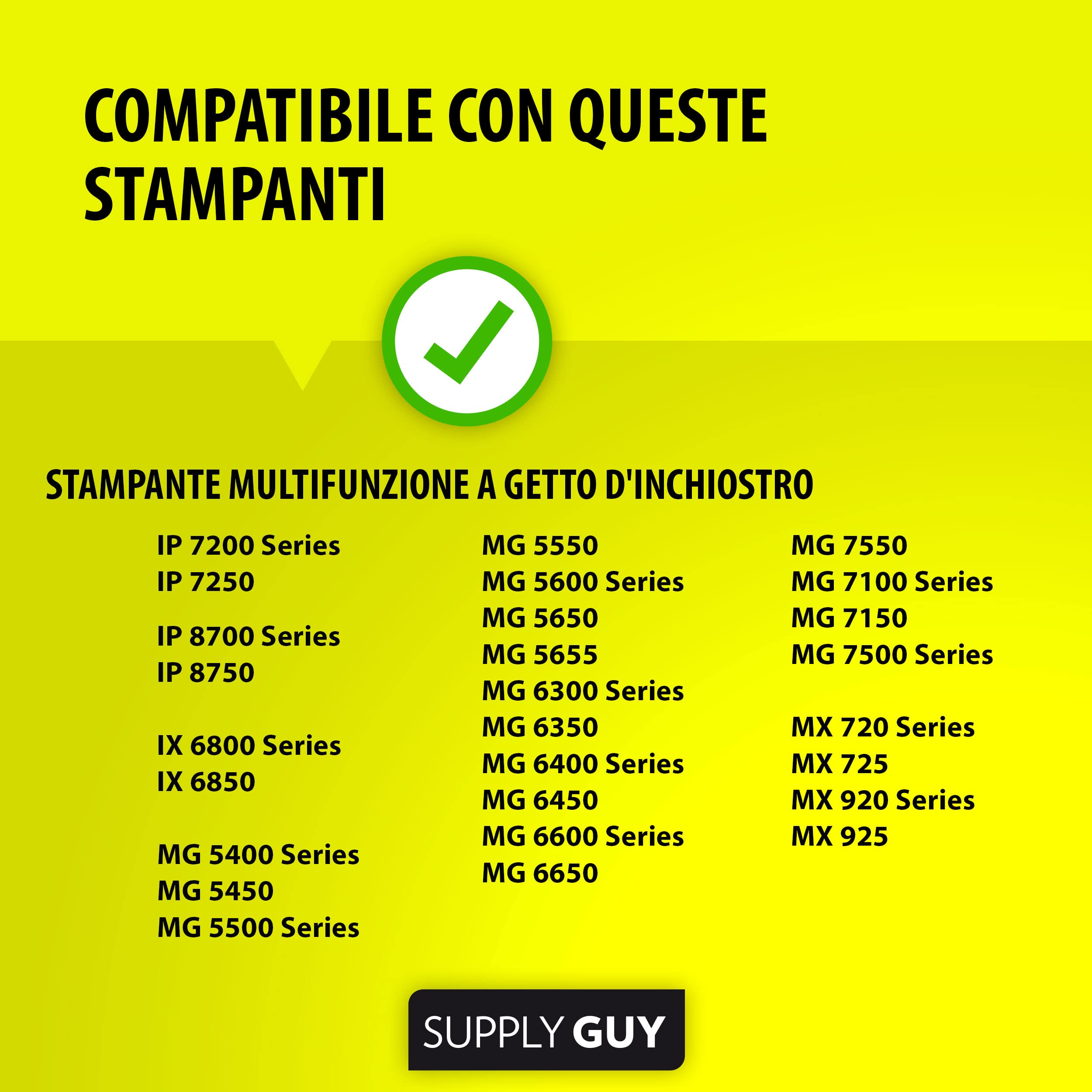 10x 550XL 551XL Cartucce Copatibili Con Canon PGI-550 XL - Foto 7