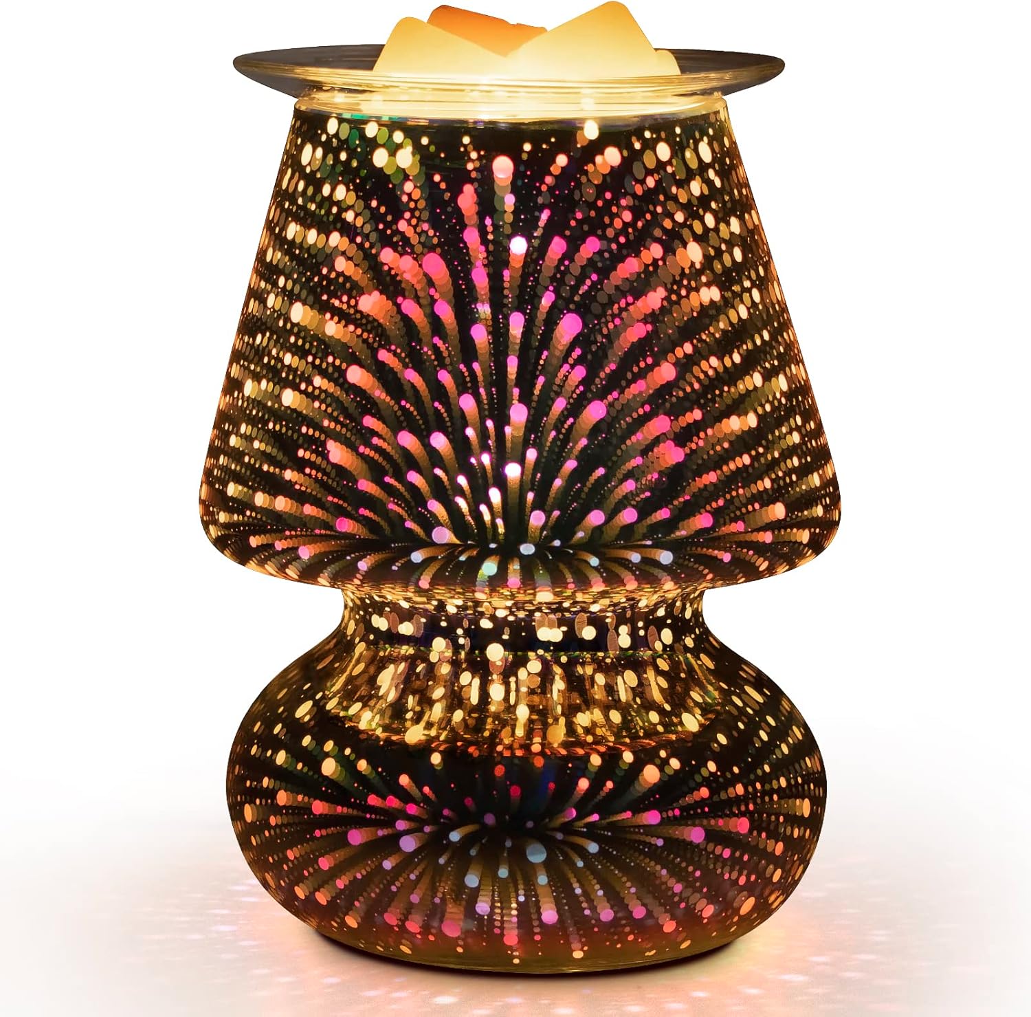 EQUSUPRO Wax Melt Warmer Candle Burner Glass 2in1 Wax