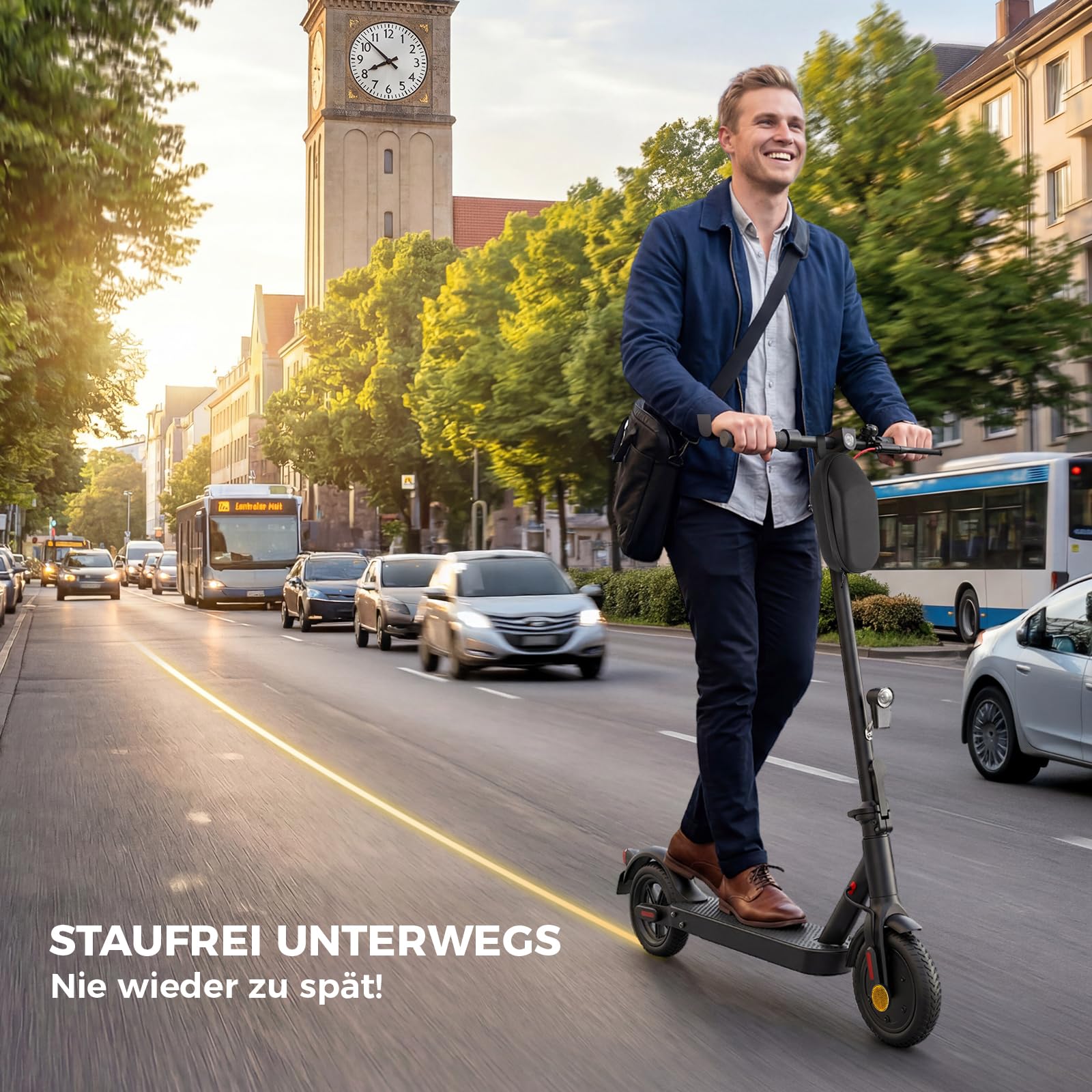 E Scooter mit Straßenzulassung | 8,5 Zoll Wabenreifen 30 km Reichweite 350W Motor | 20km/h Elektroroller mit Smart APP, LED & Duales Bremssystem bis 120kg, Leicht Kompakt & Stabil Für Pendler
