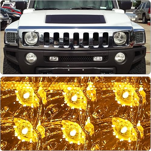 Miniatura 9 de AJP Distributors Lentes ahumadas LED ámbar intermitentes luces parachoques esquina estacionamiento lámparas conjunto conjunto izquierda derecha