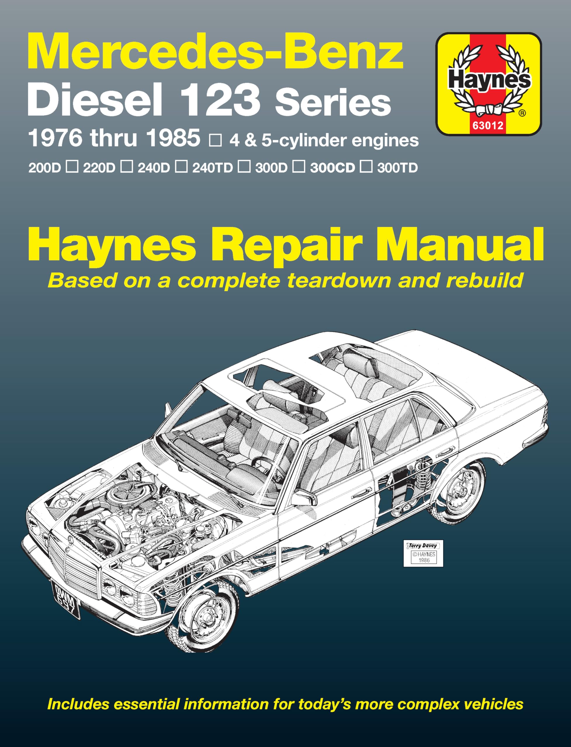 Mercedes Benz Diesel Automotive Repair Manual: 123 Series, 1976 thru 1985 (Haynes Repair Manual)