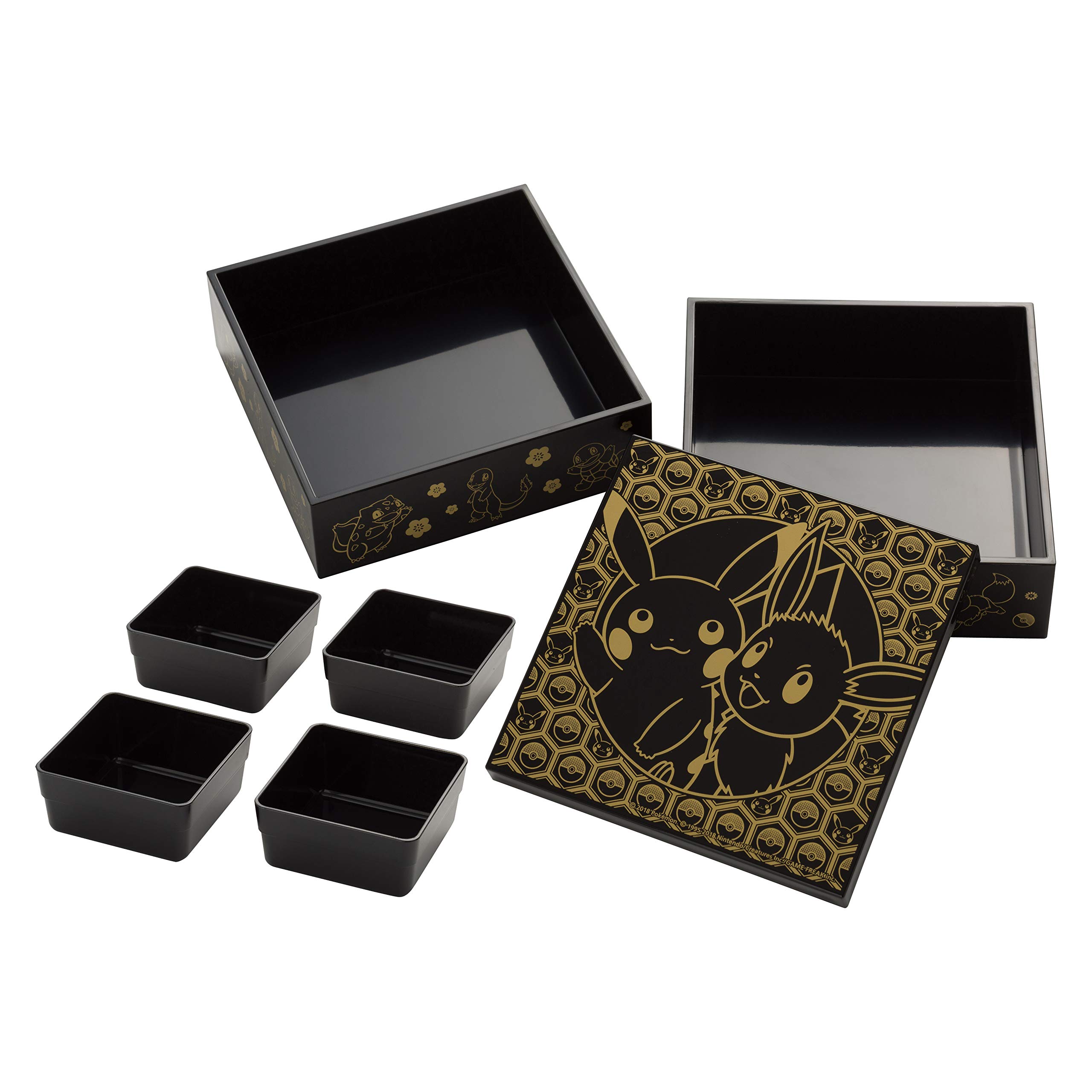 Amazon.co.jp: ポケモンセンターオリジナル 重箱二段 ピカチュウと 