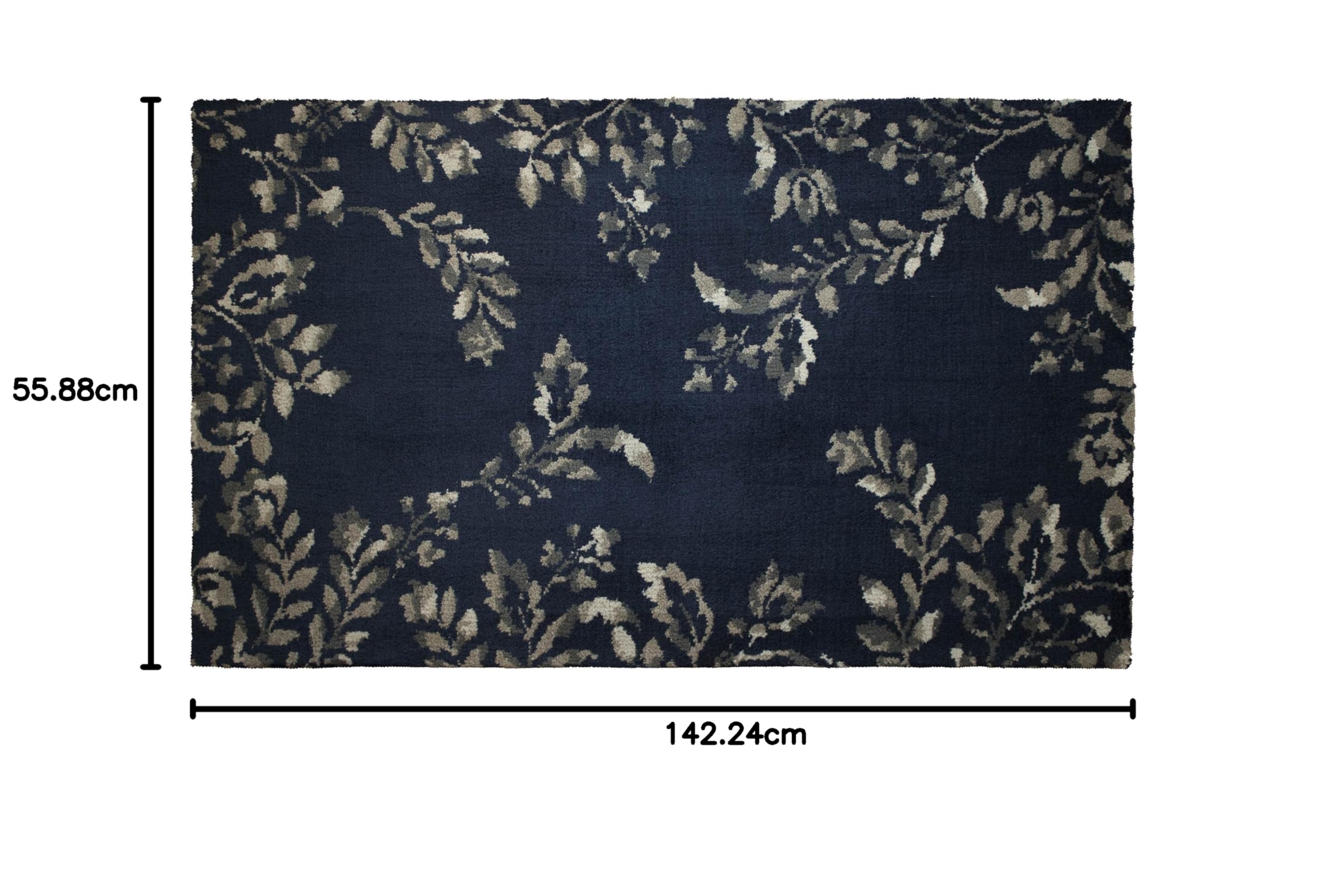 ラグ　ニット飾り シンプル ウール100％ラグ おしゃれ ニットの編み込みラグ ライト