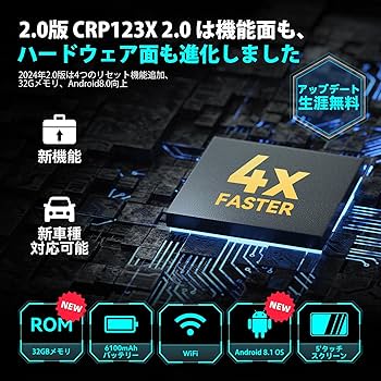 Amazon | Launch CRP123X V2.0 obd2 診断機 日本語 BWM ベンツ