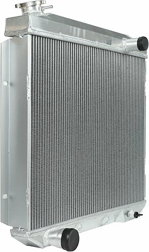 Miniatura 55 de Radiador de aluminio de 3 filas compatible con Toyota Land Cruiser 1958-1984 3.9L 4.2L FJ40 FJ45 Series L6 Entrada superior: 1.50 pulgadas. Salida