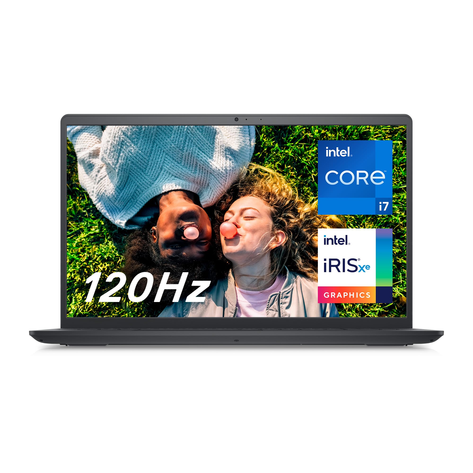 Dell Inspiron 15 3520 Portatile 15,6'' FHD (1920x1080) 120Hz, Intel Core i7 1255U, Intel Iris Xe Graphics, 16GB Memoria, 512GB SSD, Windows 11 Home, italiano, Carbon Black