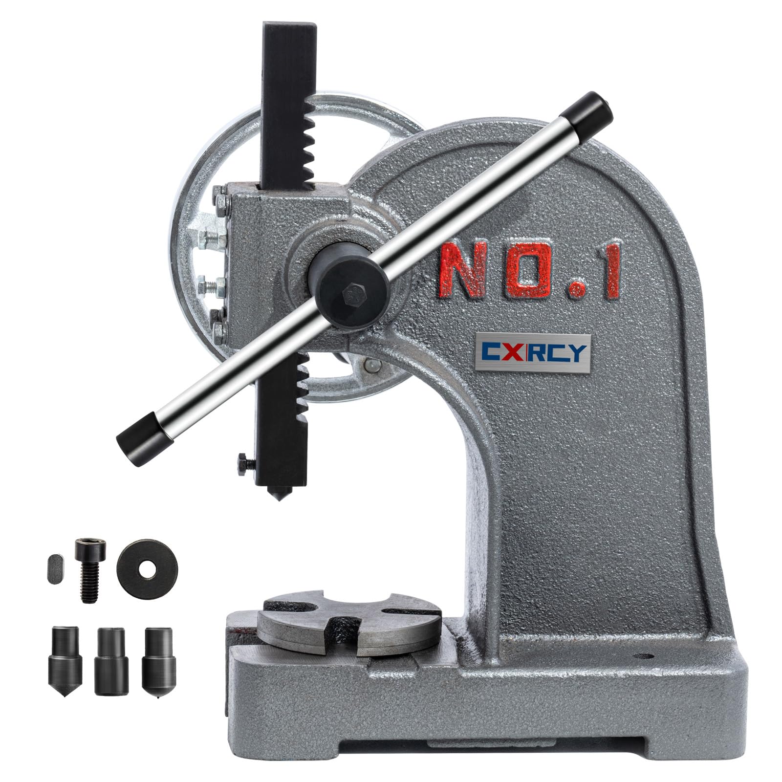 Amazon.com: CXRCY Arbor Press 1 Ton with Hand Wheel, Cast Iron