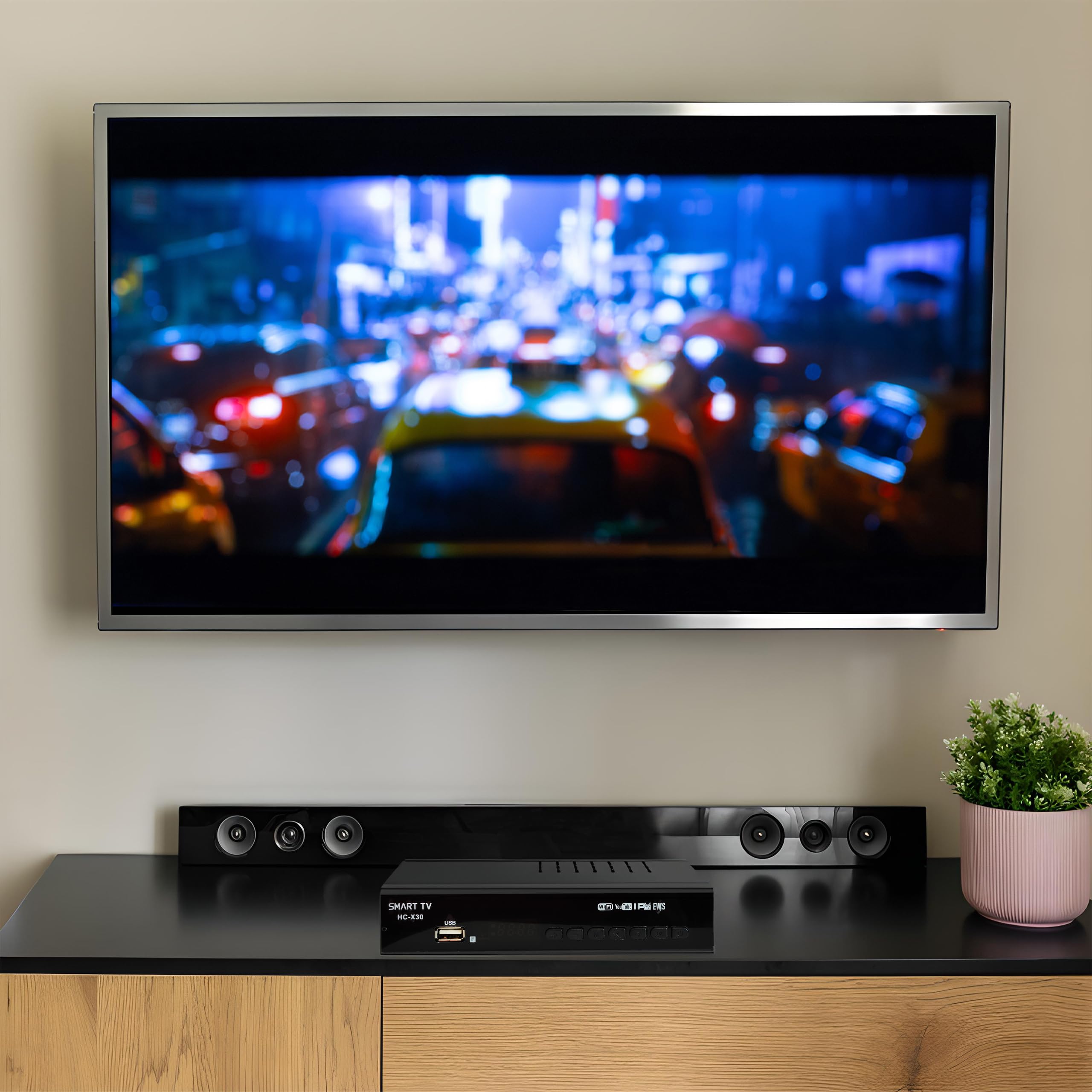 Retoo DVB-T2 Receiver, Tuner, Empfang Aller freien SD und HD, H.264, H.265, HDMI 1.4, 10bit HEVC, USB 2.0, LAN, Full-HD 1080p, Digital TV Kabelreceiver mit Fernbedienung Terrestrischer Decoder Schwarz