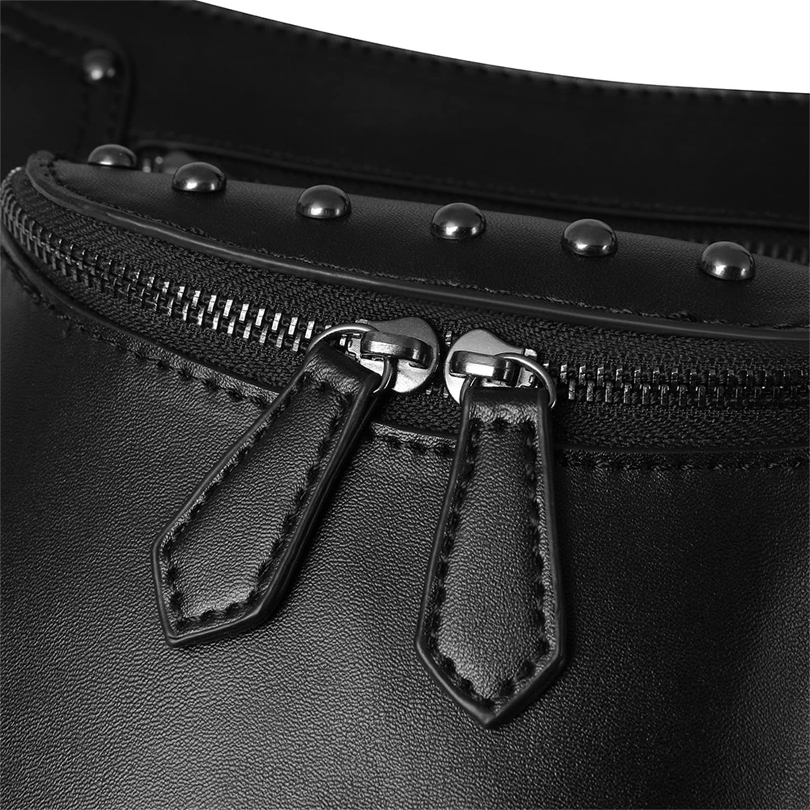 Sac de Taille Punk Pochette Sac Messenger Ceinture Gothique Steampunk pour Le Cyclisme Randonnée