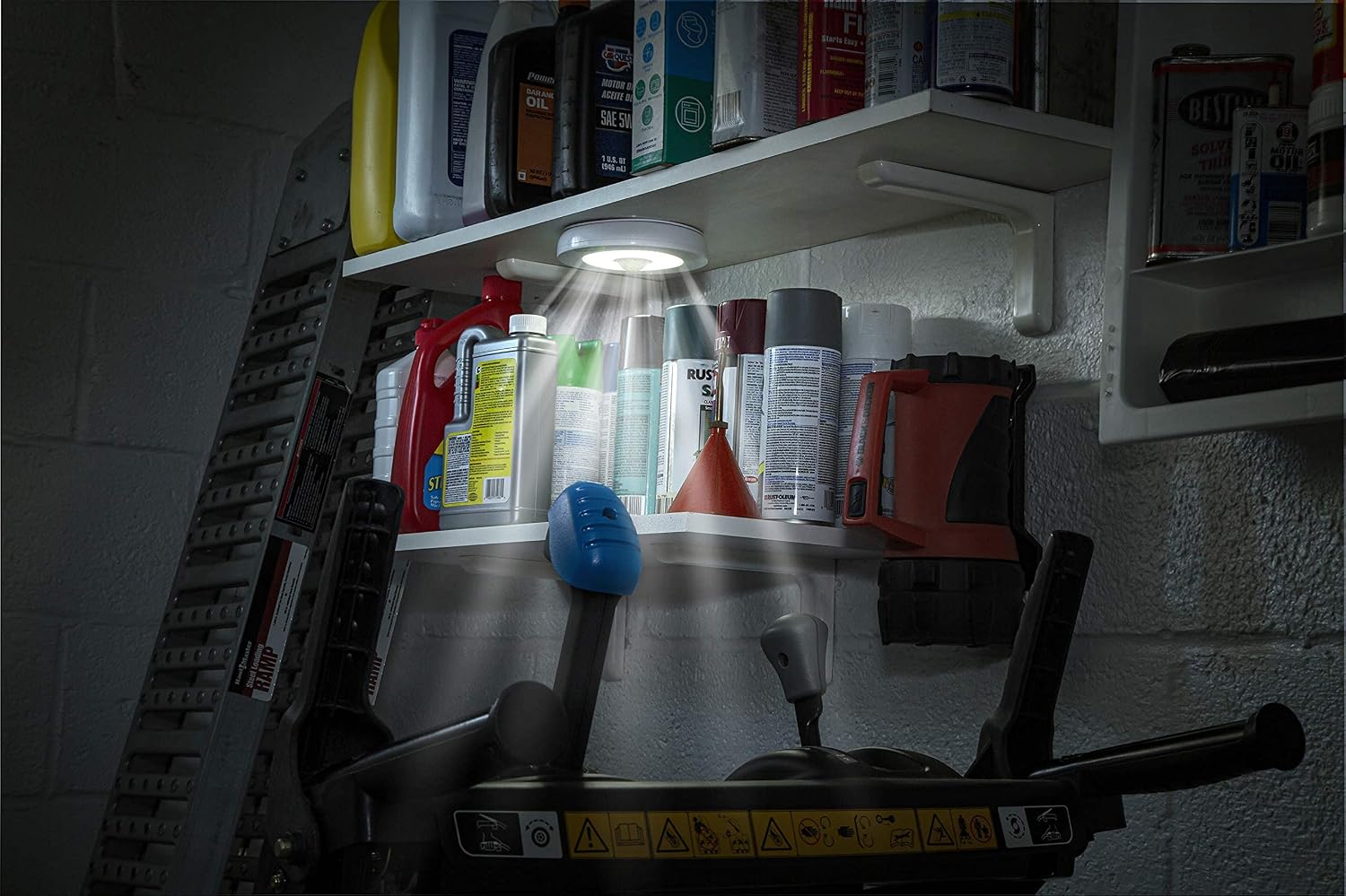 Sensor Brite Overlite Wireless Motion-Activated Ceiling/Wall LED Light, Stick Anywhere, Overhead Light
