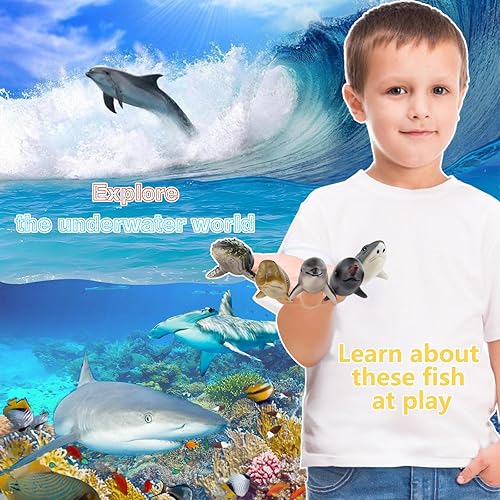 Miniatura 4 de 10 juguetes lindos de marionetas de dedo, un muy buen juguete cognitivo educativo, un puente para que los niños hagan amigos e interactúen,