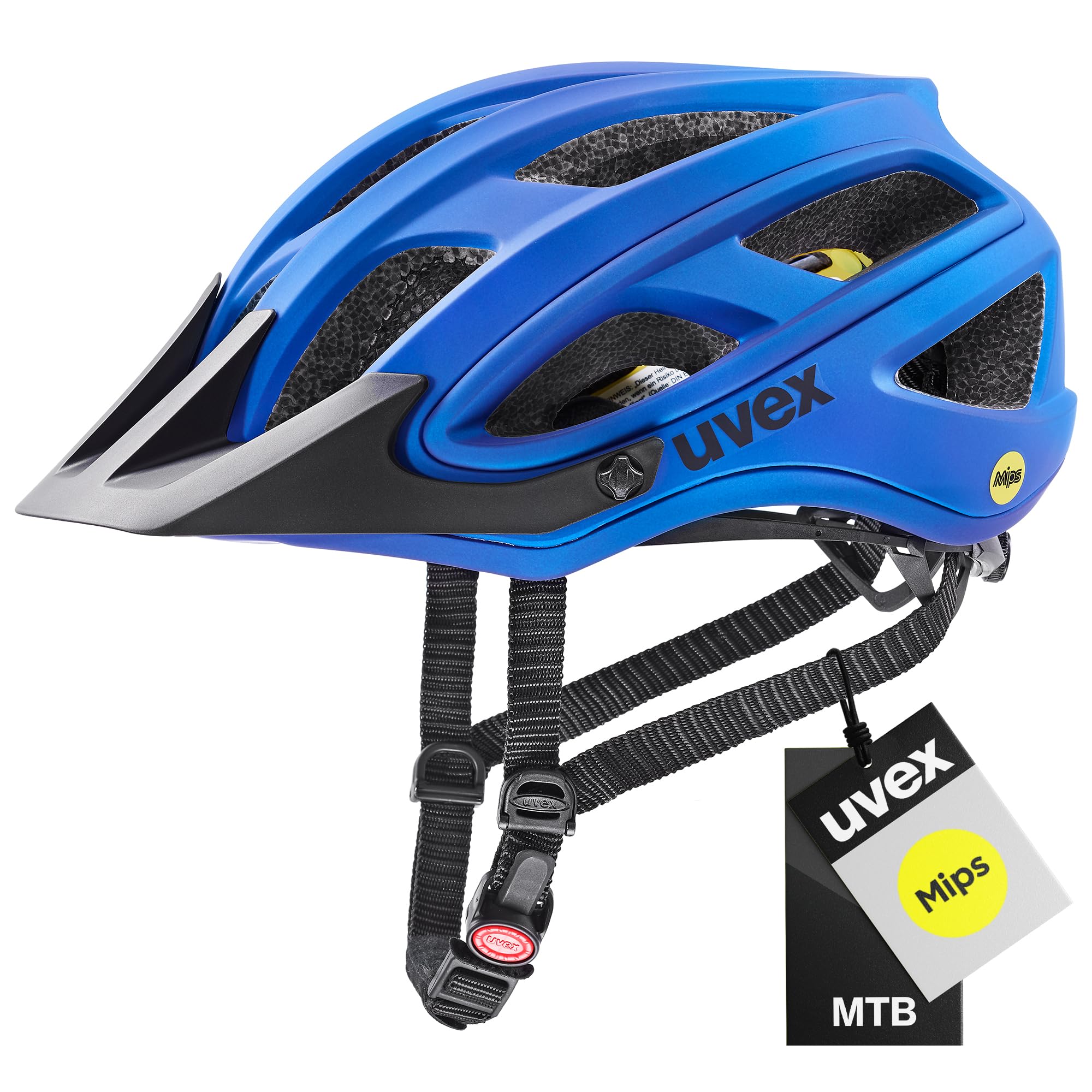 uvex unbound MIPS - sicherer MTB-Helm für Damen und Herren - MIPS-Sysytem - individuelle Größenanpassung - teal black matt - 54-58 cm