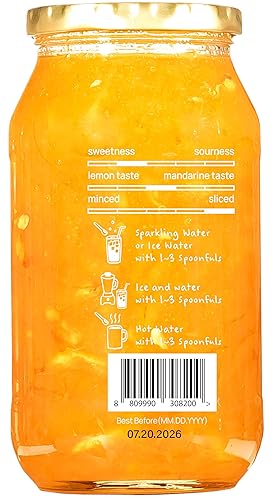 Miniatura 2 de Columbus' Frutti Yuzu Citrus Refresher 27.5 onzas (1.7 libras)  Té cítrico "Home Barista" de calidad de cafetería  Bebidas calientes y heladas en