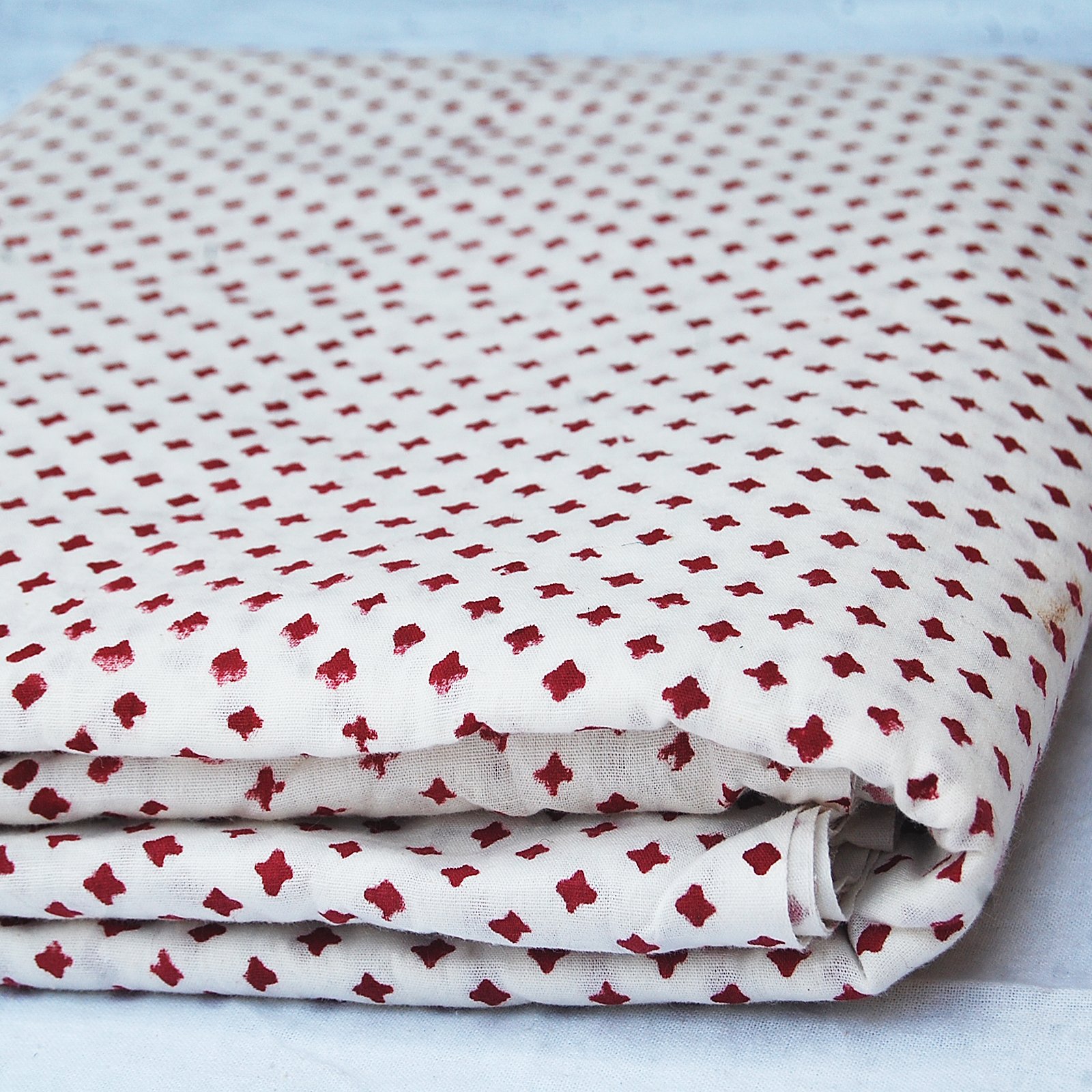 Tkanina bawełniana z nadrukiem blokowym Indyjska tkanina ręcznie drukowana, miękka tkanina bawełniana od The Yard Fabric, Jaipuri Kurti drukowana tkanina na letnią sukienkę (10 jardów)