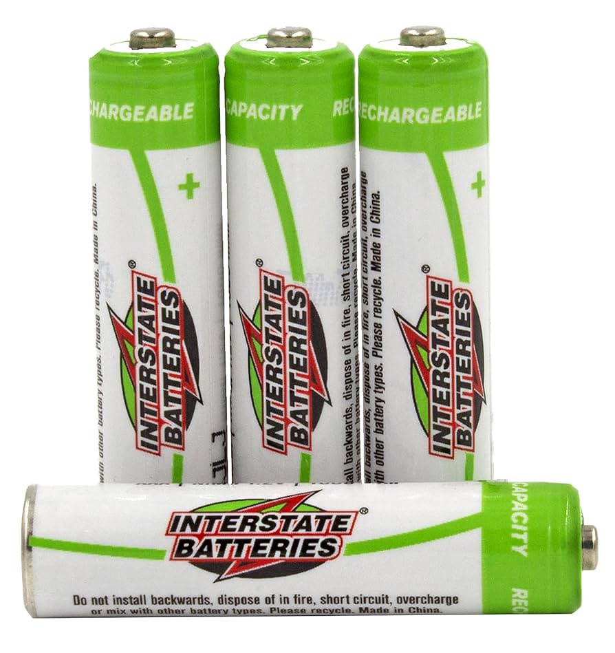 Amazon.com: Interstate Batteries AAA Rechargeable Battery (4