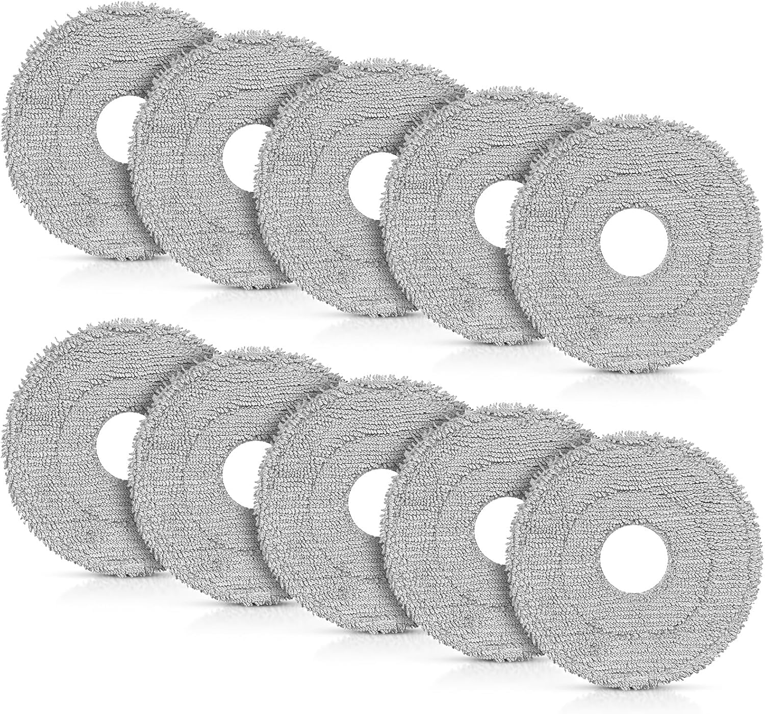 INF Washable Mop Replacement for Robot Vacuum Cleaner for Dreame (Pack of 10)