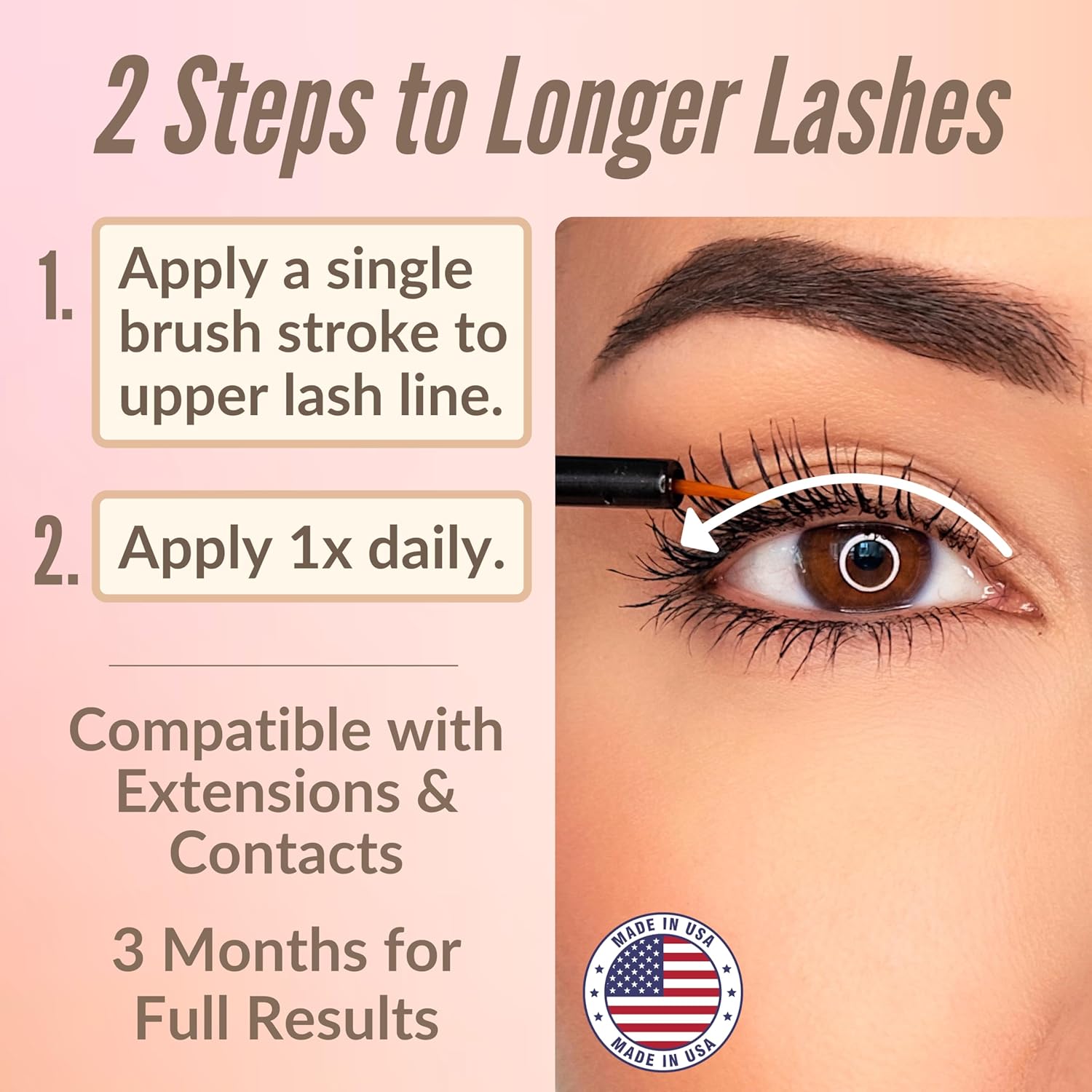 LeVaye Cosmetics Show Lash Eyelash Serum for Longer, Thicker, Gorgeous Looking Lashes, Cruelty Free Lash Serum - Image 5