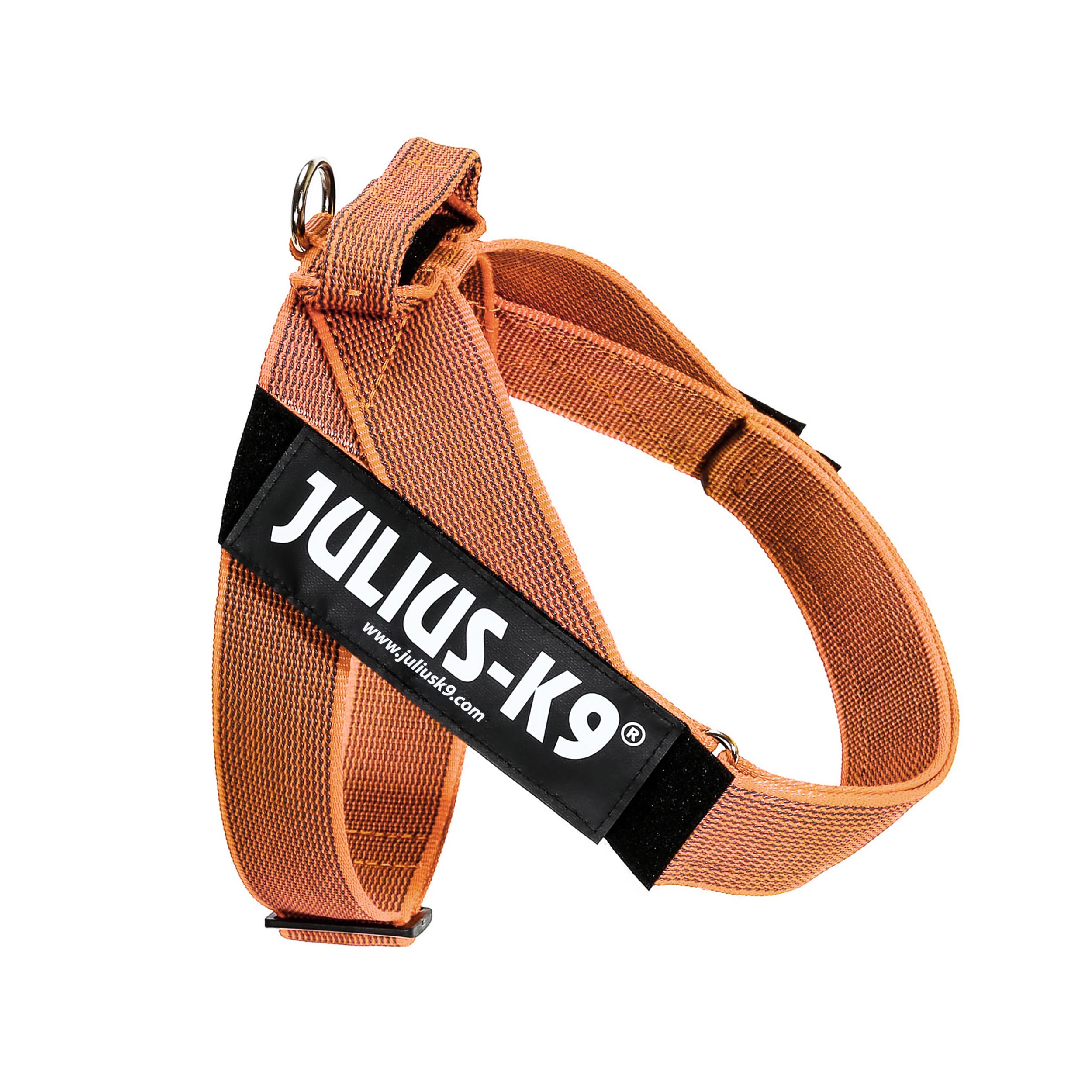 Julius-K9 Pettorina a Fascia Color & Gray, Taglia 1, Arancio/Grigio