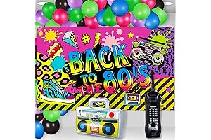 80's Party Decorations Back to the 80's Themed Birthday Party Supplies
