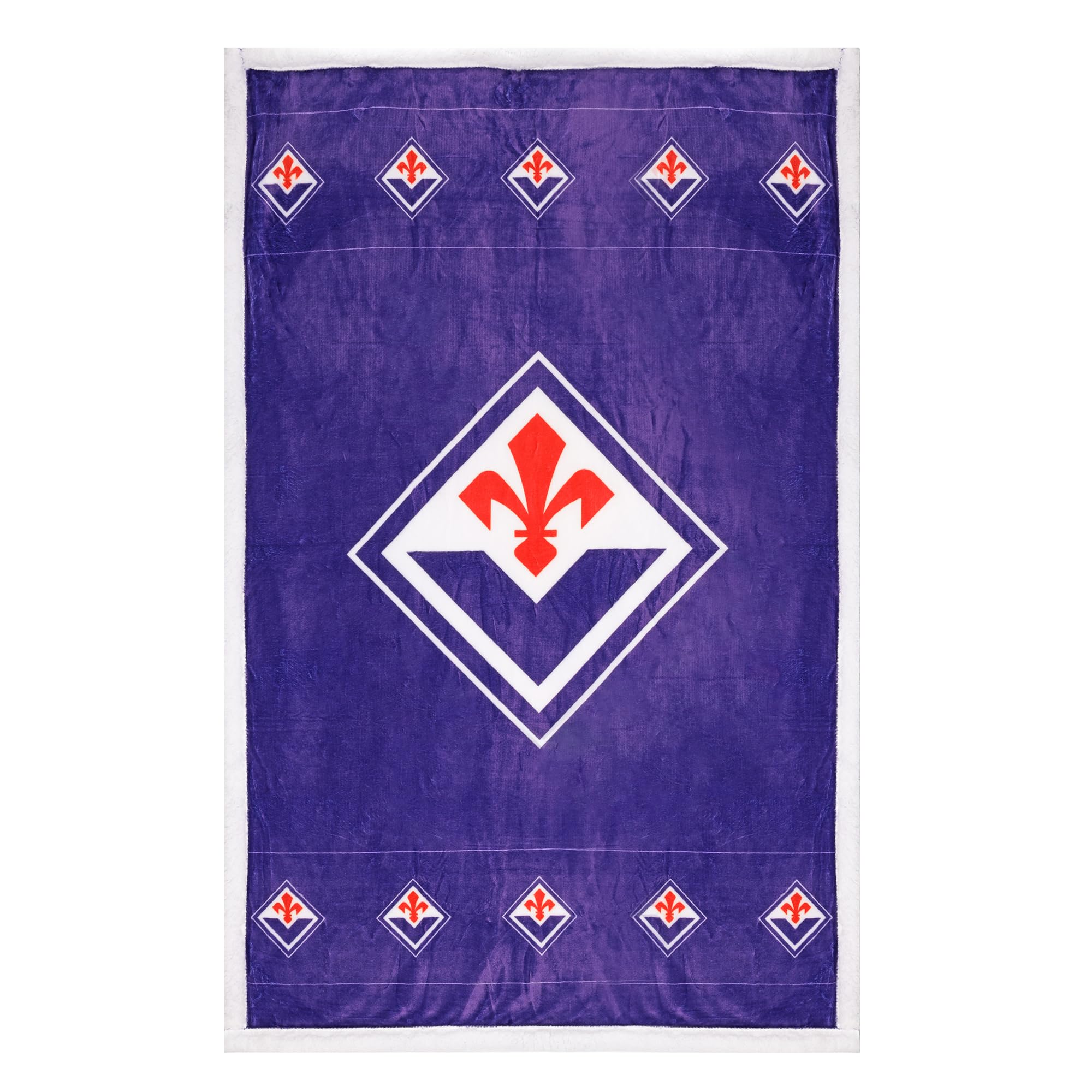 ACF Fiorentina Plaid sherpa agnellato 100x150 cm