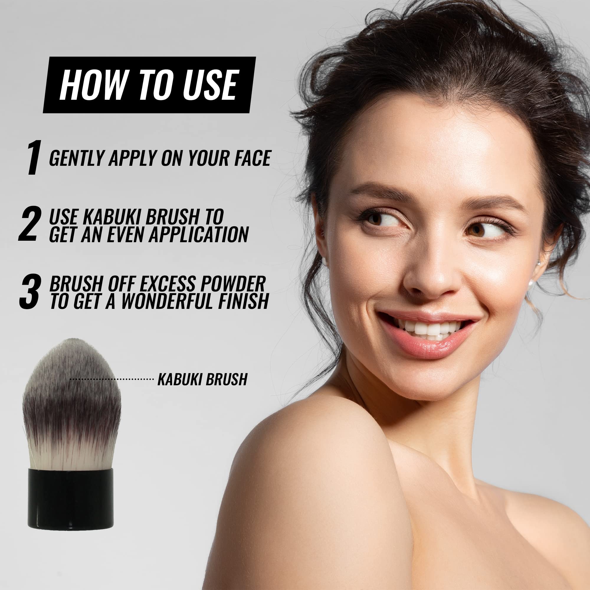 CARA Cosmetics Polvo suelto de alta definición, polvo translúcido de ajuste suelto para maquillaje, polvo de acabado, polvo facial, maquillaje en polvo sin talco, polvo facial radiante con acabado sin 4