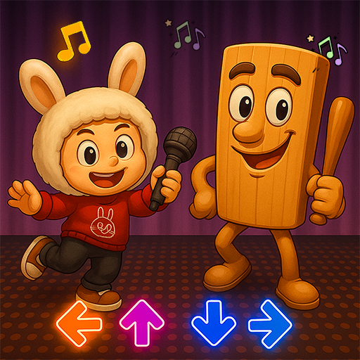 Brainrot Music Beat Battle Rhythm Game 3D: Rap Dance Challenge