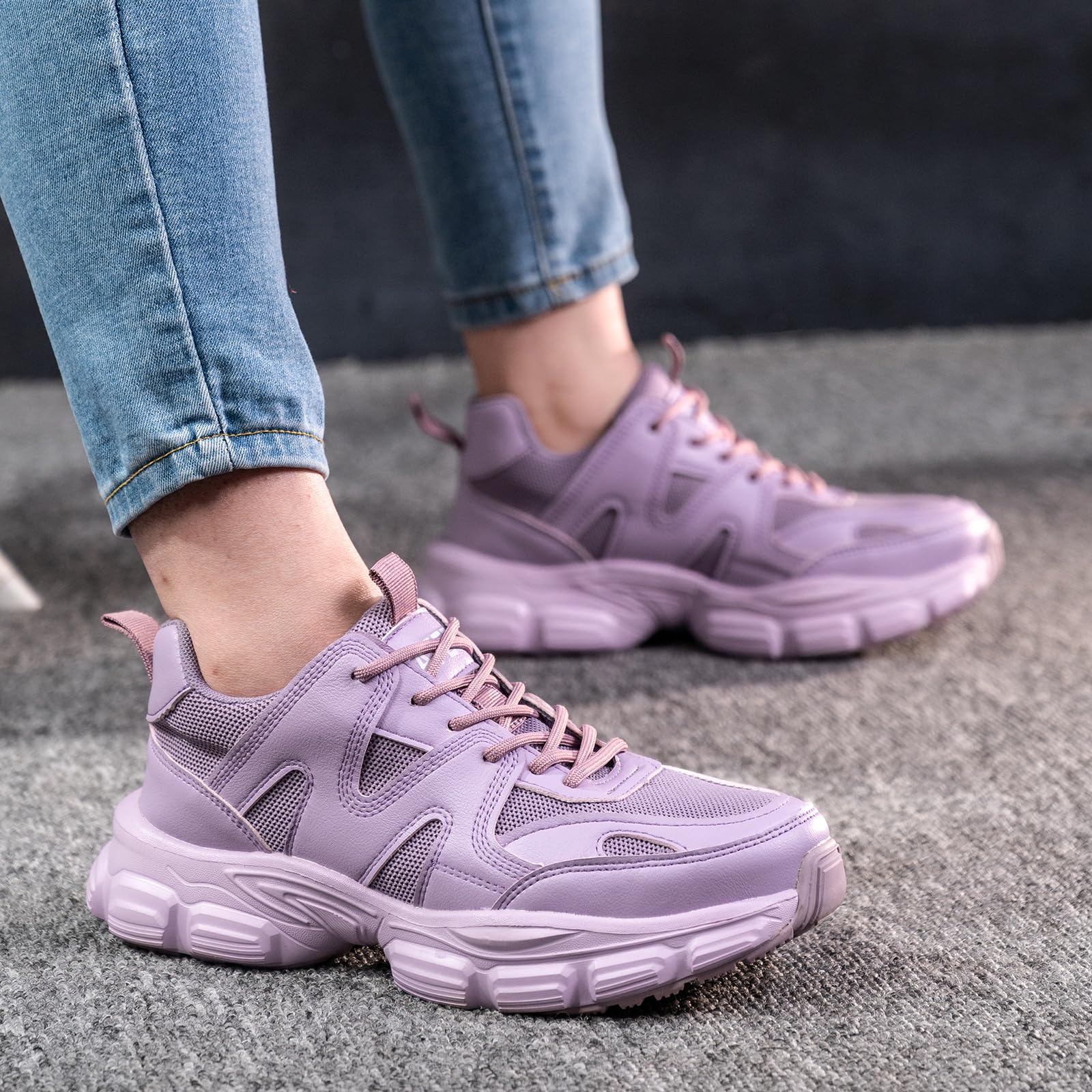 Steel Toe cap Trainers Safety Shoes for Women Non Slip Puncture Proof Lightweight Work Boots