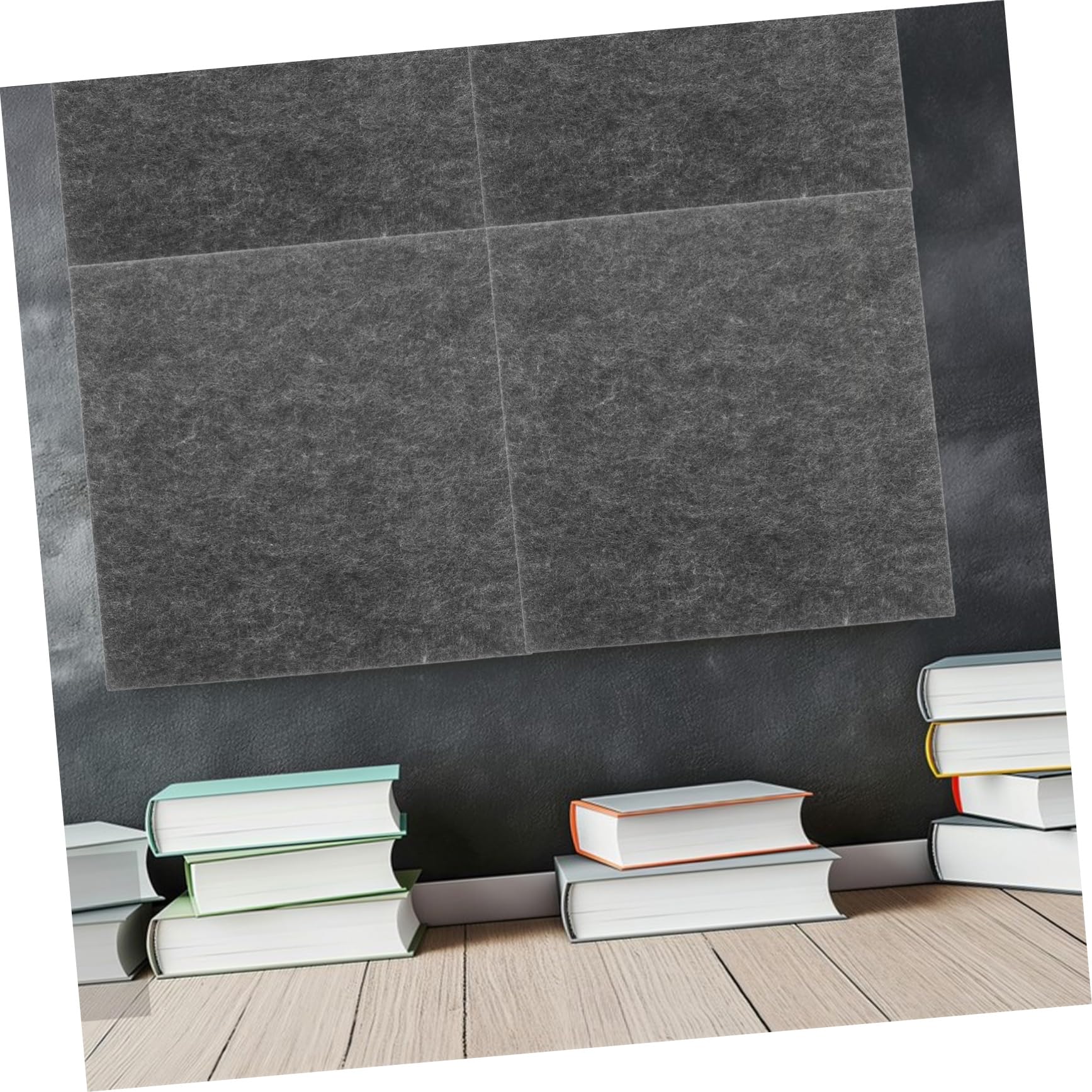 SEWACC 8piezas Tablón de Anuncios Grande de Fieltro de Azulejos Cuadrados para Pared Tableros de Corcho para Oficina y Aula Tablero de Corcho para Anuncios Sala de Estar