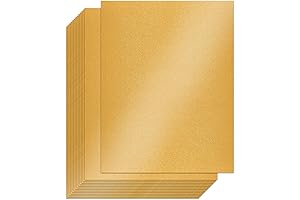 Shimmering Gold Cardstock 8.5 x 11 Inches