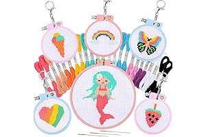 Pllieay Cross Stitch Kits for Kids Ages 5-8