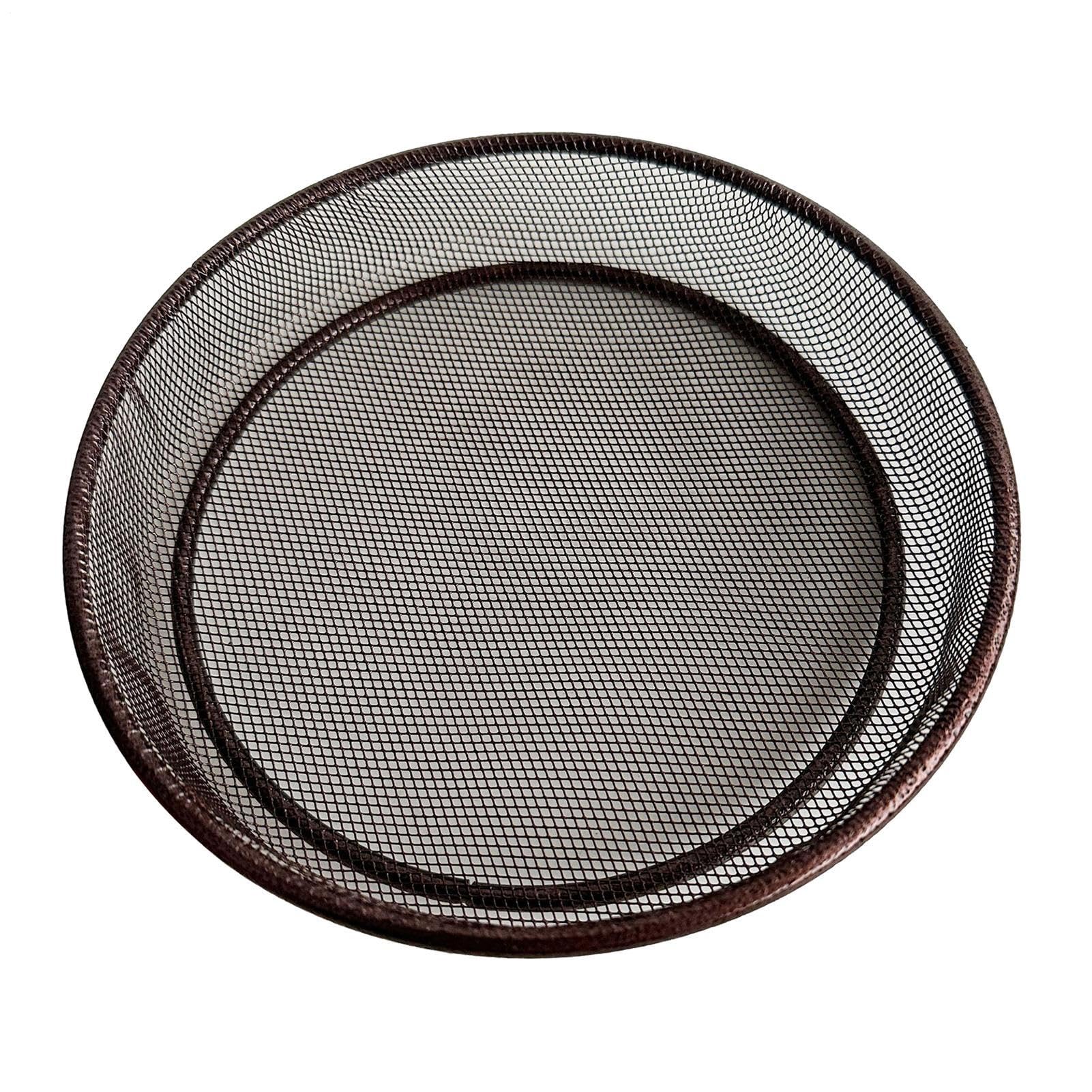 Bird Feeder Tray,Mesh Feeding Plate - 17.5×16.3×3.3cm Rust-proof Metal Bird Tray Feeder,for Sparrow Lovebird Garden Park Courtyard Indoor Outdoor Backyard Patio Balcony