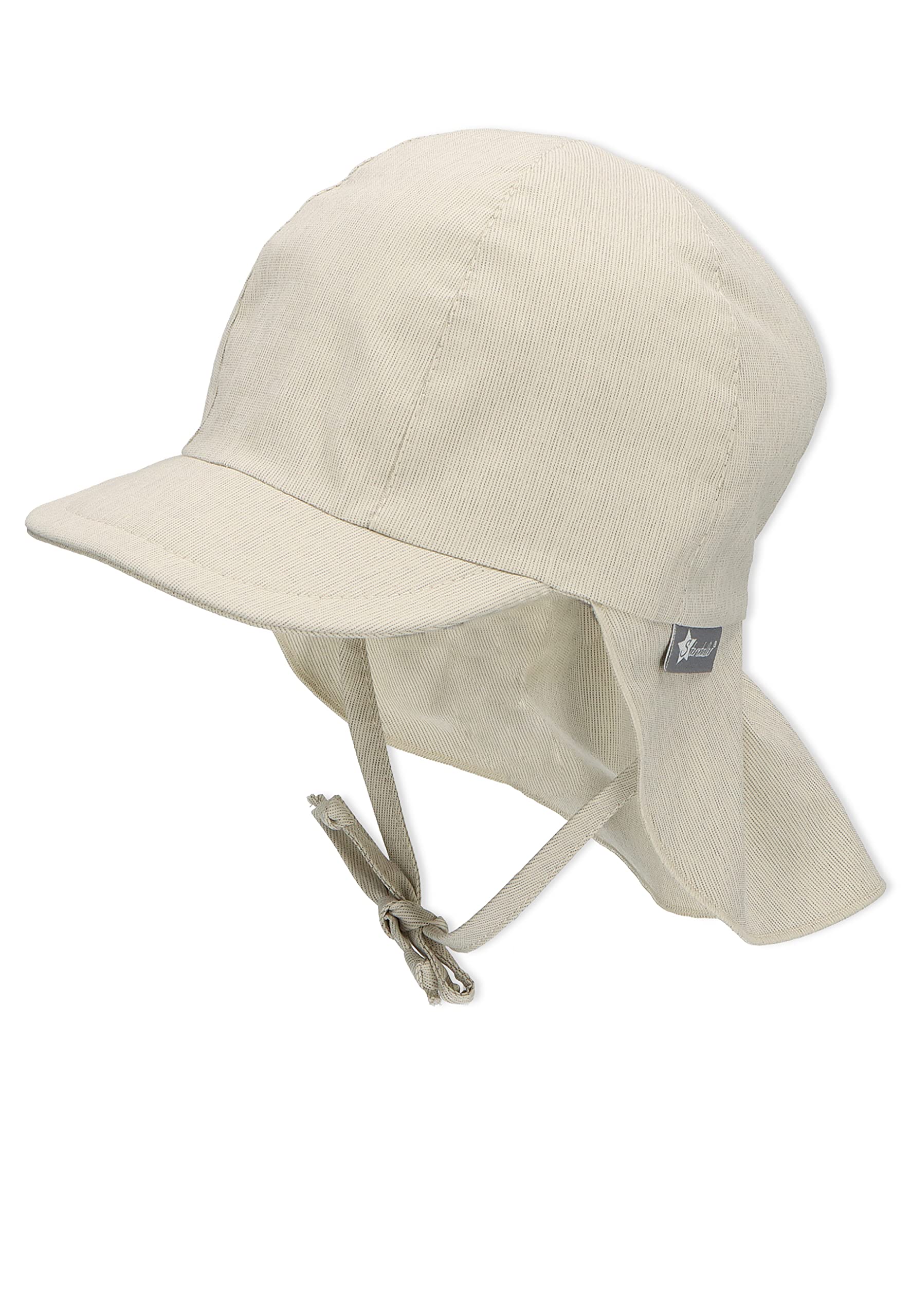 SterntalerBerretto Bebé Con Visiera E Protezione Nuca Casquette, Gris (Lichtgrau 518), 47 Mixte Gorra Niños,